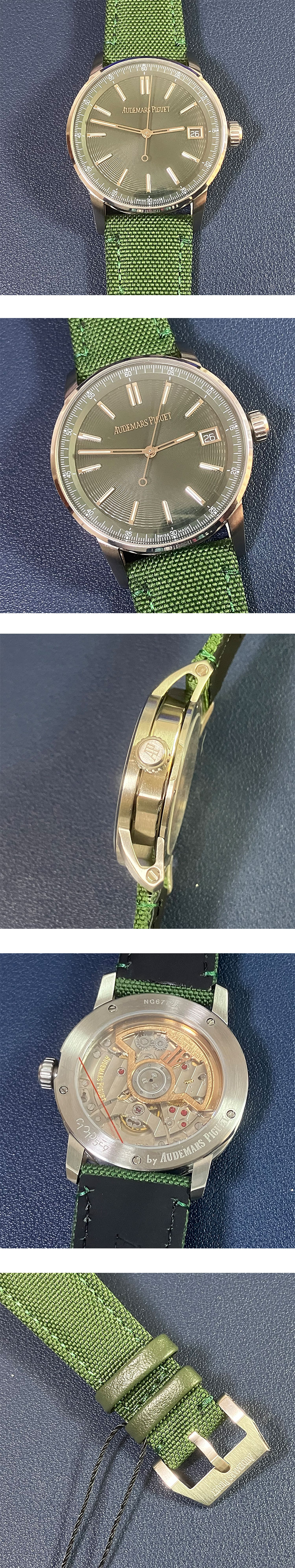 【期間限定売価 】オーデマ ピゲコピー15210ST.OO.A056KB.01 CODE 11.59 バイ オーデマピゲ 41mm グリーン 注目のアイテム